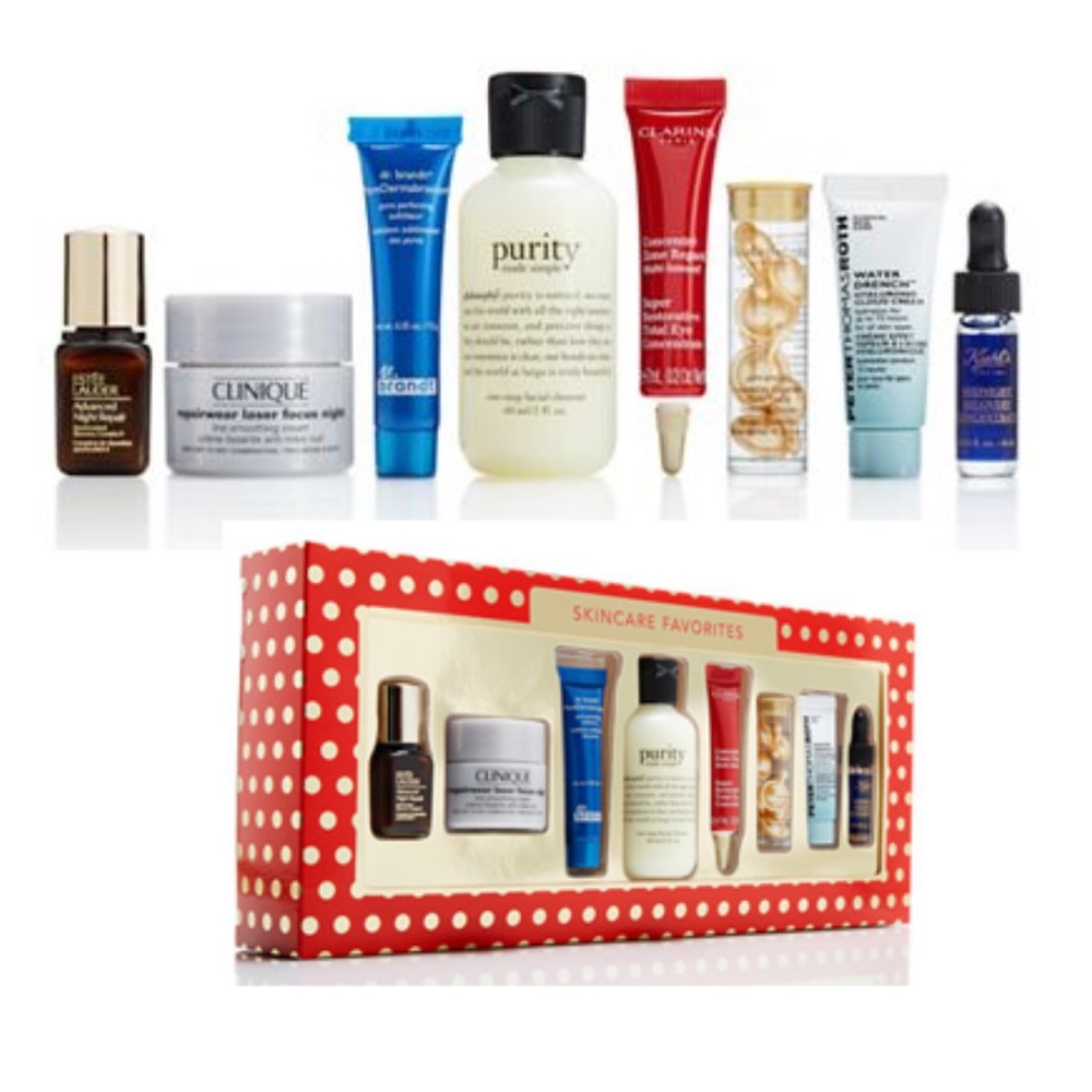 8-Pc Skincare Favorites Giftset (Clarins,Clinique)